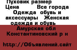 Пуховик размер 42-44 › Цена ­ 750 - Все города Одежда, обувь и аксессуары » Женская одежда и обувь   . Амурская обл.,Константиновский р-н